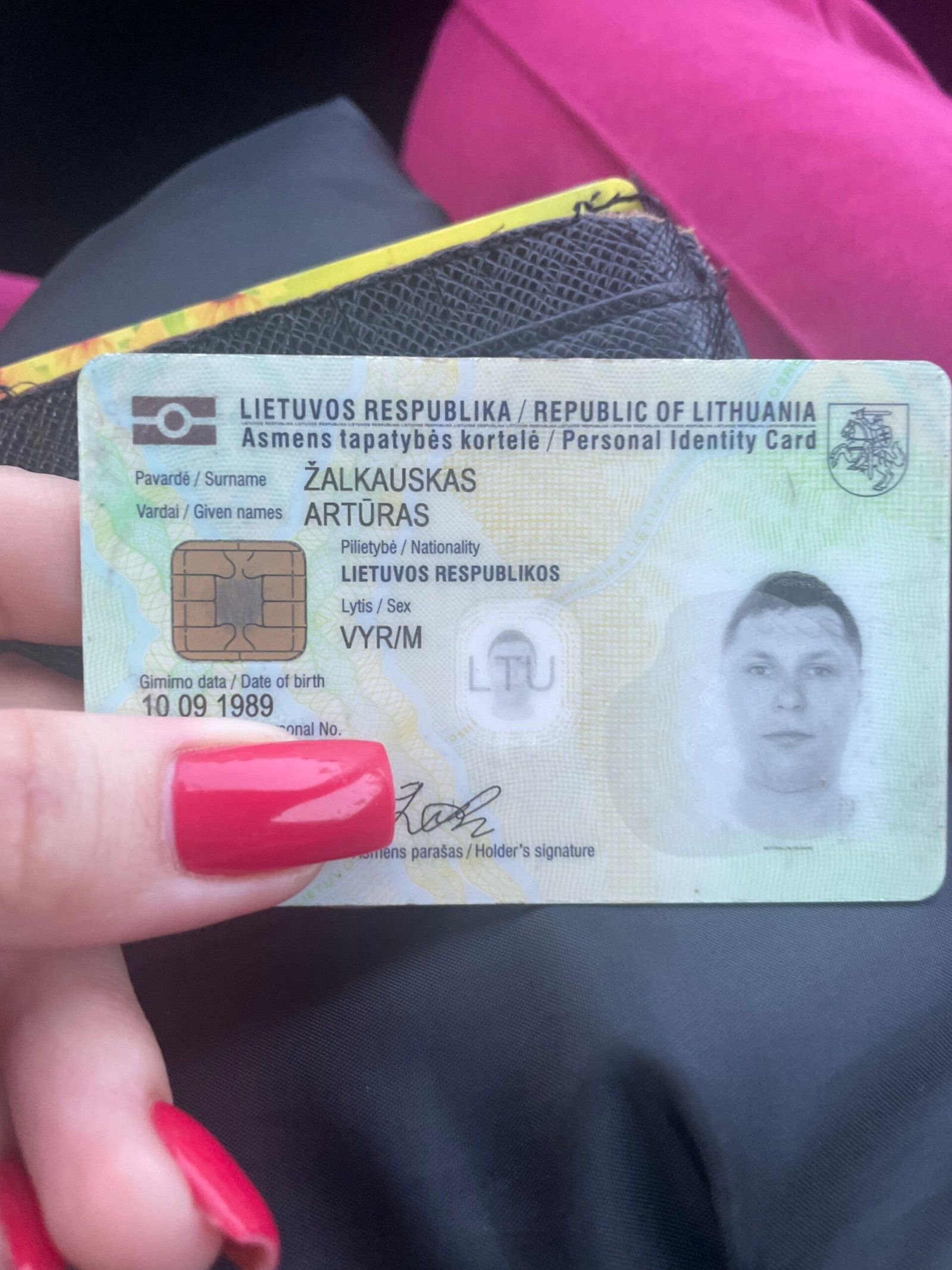 Rasta piniginė su dokumentais Melnaragėje Artūras Žalkauskas