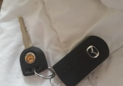 Rasti mašinos raktai prie Krėvės IKi