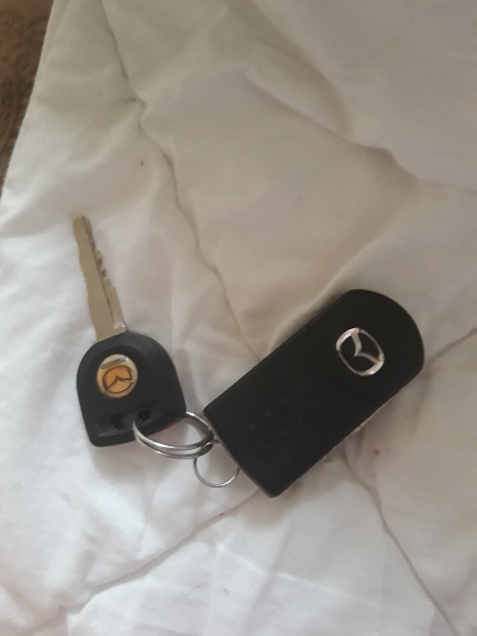 Rasti mašinos raktai prie Krėvės IKi