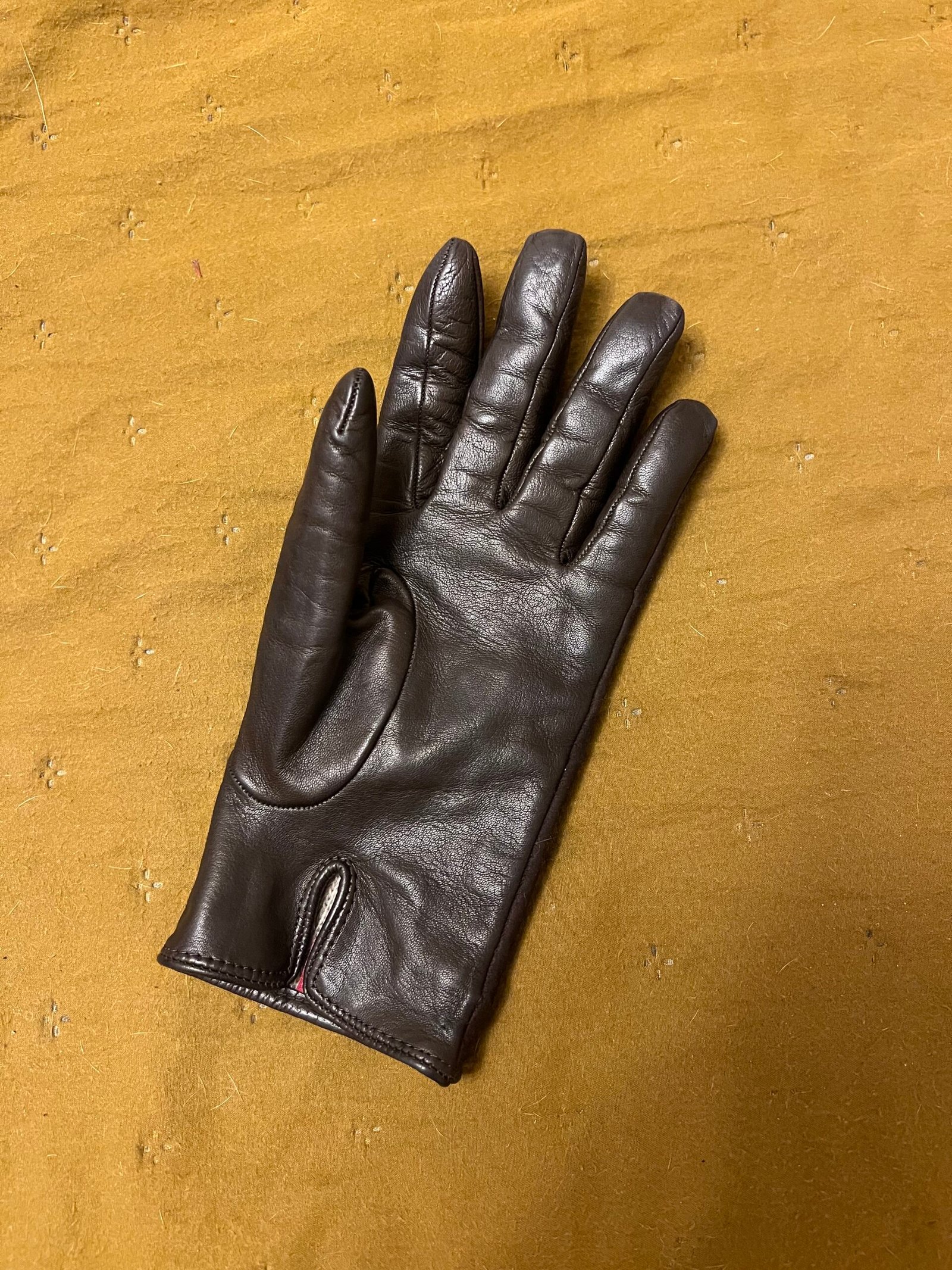 Pamesta odinė pirštinė